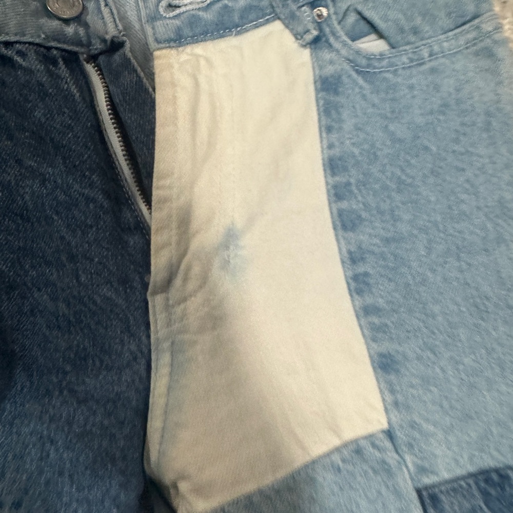 PacSun Contrast Blue Denim Jeans - Picture 3 of 5
